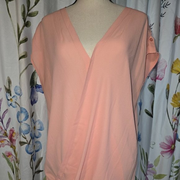 Bundle of 2 Soho New York & Company Chiffon Sleeveless Draped & Max Studio Large - Picture 6 of 9